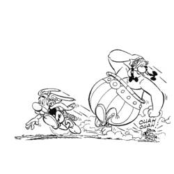 Coloring page: Asterix and Obelix (Cartoons) #24482 - Free Printable Coloring Pages