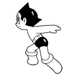 Coloring page: Astroboy (Cartoons) #45241 - Printable coloring pages