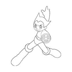 Coloring page: Astroboy (Cartoons) #45261 - Printable coloring pages