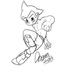 Coloring page: Astroboy (Cartoons) #45290 - Printable coloring pages