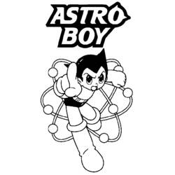 Coloring page: Astroboy (Cartoons) #45362 - Free Printable Coloring Pages