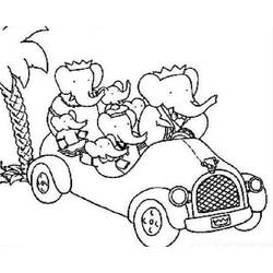 Coloring page: Babar (Cartoons) #27859 - Printable coloring pages