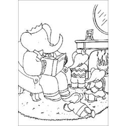 Coloring page: Babar (Cartoons) #27863 - Free Printable Coloring Pages