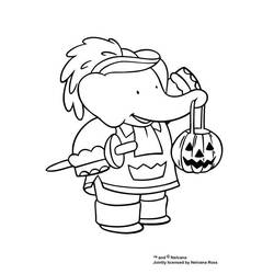Coloring page: Babar (Cartoons) #27866 - Free Printable Coloring Pages