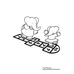 Coloring page: Babar (Cartoons) #27873 - Free Printable Coloring Pages