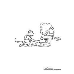 Coloring page: Babar (Cartoons) #27886 - Free Printable Coloring Pages