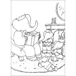 Coloring page: Babar (Cartoons) #27898 - Free Printable Coloring Pages