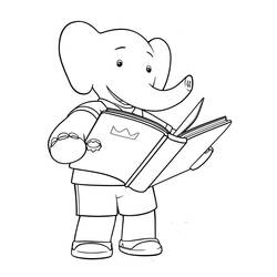Coloring page: Babar (Cartoons) #27934 - Free Printable Coloring Pages