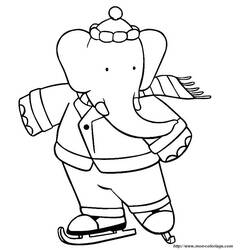 Coloring page: Babar (Cartoons) #27944 - Free Printable Coloring Pages