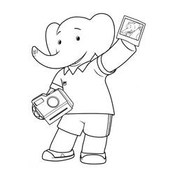 Coloring page: Babar (Cartoons) #27945 - Free Printable Coloring Pages