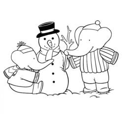 Coloring page: Babar (Cartoons) #27951 - Free Printable Coloring Pages