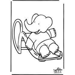 Coloring page: Babar (Cartoons) #27979 - Free Printable Coloring Pages