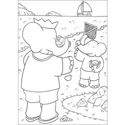 Coloring page: Babar (Cartoons) #27980 - Free Printable Coloring Pages