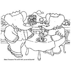 Coloring page: Babar (Cartoons) #27986 - Free Printable Coloring Pages