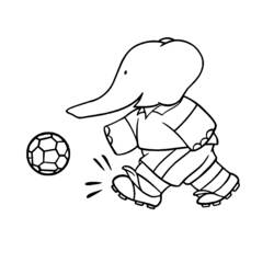 Coloring page: Babar (Cartoons) #27987 - Free Printable Coloring Pages