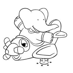 Coloring page: Babar (Cartoons) #27992 - Printable coloring pages