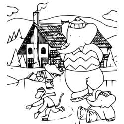 Coloring page: Babar (Cartoons) #28004 - Free Printable Coloring Pages