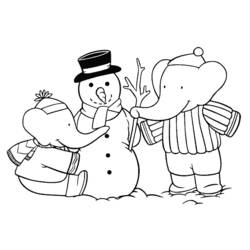 Coloring page: Babar (Cartoons) #28087 - Free Printable Coloring Pages