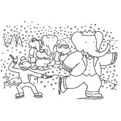 Coloring page: Babar (Cartoons) #28115 - Free Printable Coloring Pages