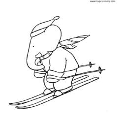 Coloring page: Babar (Cartoons) #28134 - Free Printable Coloring Pages