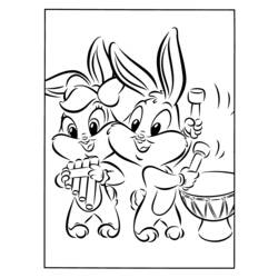 Coloring page: Baby Looney Tunes (Cartoons) #26514 - Printable coloring pages