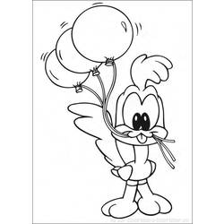 Coloring page: Baby Looney Tunes (Cartoons) #26519 - Printable coloring pages