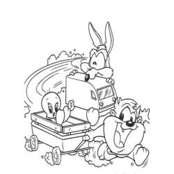 Coloring page: Baby Looney Tunes (Cartoons) #26586 - Free Printable Coloring Pages
