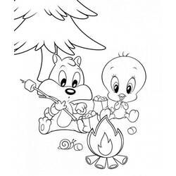 Coloring page: Baby Looney Tunes (Cartoons) #26587 - Printable coloring pages