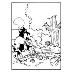 Coloring page: Baby Looney Tunes (Cartoons) #26589 - Free Printable Coloring Pages