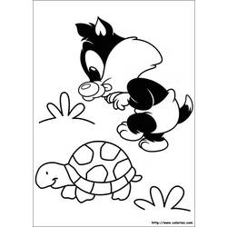Coloring page: Baby Looney Tunes (Cartoons) #26599 - Printable coloring pages