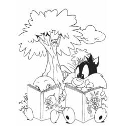 Coloring page: Baby Looney Tunes (Cartoons) #26617 - Free Printable Coloring Pages