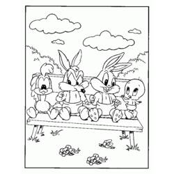 Coloring page: Baby Looney Tunes (Cartoons) #26623 - Free Printable Coloring Pages