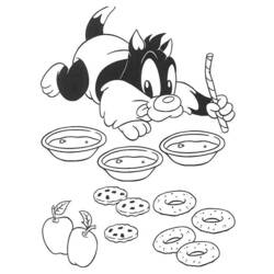 Coloring page: Baby Looney Tunes (Cartoons) #26641 - Free Printable Coloring Pages