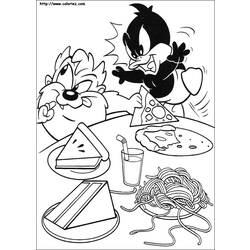 Coloring page: Baby Looney Tunes (Cartoons) #26671 - Free Printable Coloring Pages