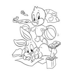 Coloring page: Baby Looney Tunes (Cartoons) #26682 - Printable coloring pages