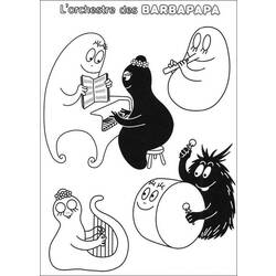 Coloring page: Barbapapa (Cartoons) #36462 - Free Printable Coloring Pages