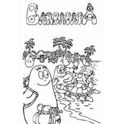 Coloring page: Barbapapa (Cartoons) #36486 - Free Printable Coloring Pages