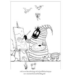 Coloring page: Barbapapa (Cartoons) #36593 - Free Printable Coloring Pages