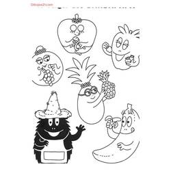 Coloring page: Barbapapa (Cartoons) #36599 - Free Printable Coloring Pages