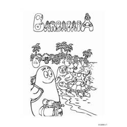 Coloring page: Barbapapa (Cartoons) #36606 - Free Printable Coloring Pages