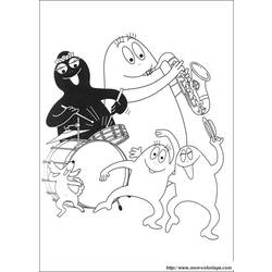 Coloring page: Barbapapa (Cartoons) #36617 - Free Printable Coloring Pages