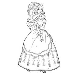 Coloring page: Barbie (Cartoons) #27457 - Printable coloring pages