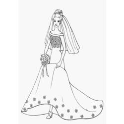 Coloring page: Barbie (Cartoons) #27468 - Printable coloring pages