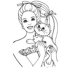 Coloring page: Barbie (Cartoons) #27475 - Free Printable Coloring Pages