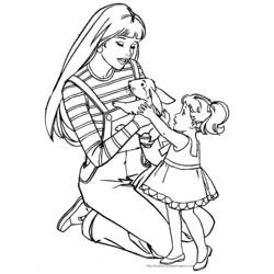 Coloring page: Barbie (Cartoons) #27485 - Printable coloring pages
