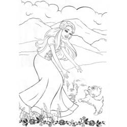 Coloring page: Barbie (Cartoons) #27510 - Free Printable Coloring Pages