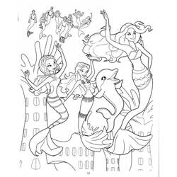 Coloring page: Barbie (Cartoons) #27525 - Free Printable Coloring Pages