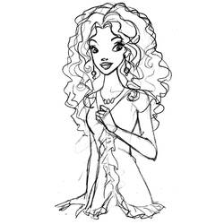 Coloring page: Barbie (Cartoons) #27531 - Free Printable Coloring Pages