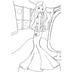Coloring page: Barbie (Cartoons) #27541 - Free Printable Coloring Pages
