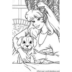 Coloring page: Barbie (Cartoons) #27558 - Free Printable Coloring Pages